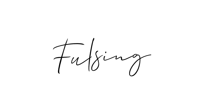 This is the best signature style for the Fulsing name. Also you like these signature font (Allison_Script). Mix name signature. Fulsing signature style 2 images and pictures png