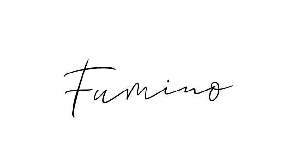 The best way (Allison_Script) to make a short signature is to pick only two or three words in your name. The name Fumino include a total of six letters. For converting this name. Fumino signature style 2 images and pictures png