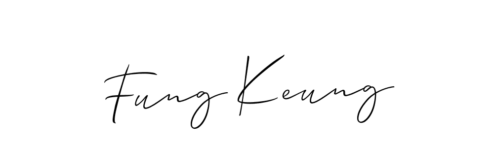 Similarly Allison_Script is the best handwritten signature design. Signature creator online .You can use it as an online autograph creator for name Fung Keung. Fung Keung signature style 2 images and pictures png