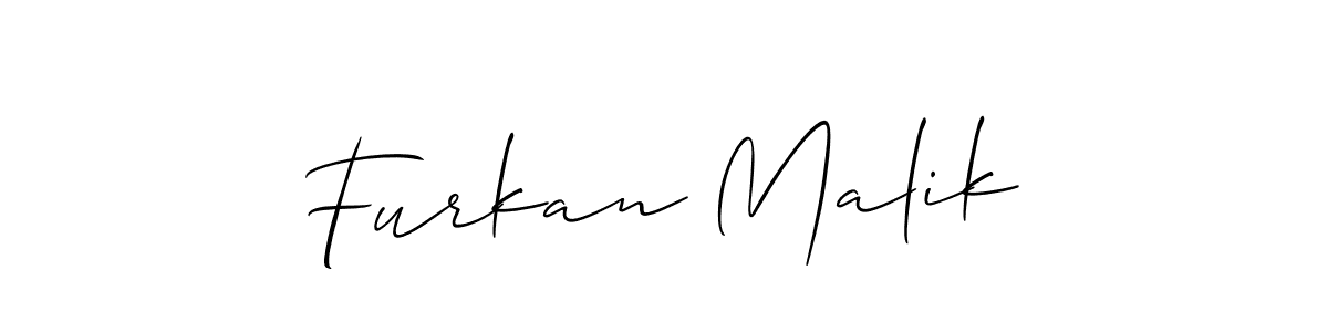 The best way (Allison_Script) to make a short signature is to pick only two or three words in your name. The name Furkan Malik include a total of six letters. For converting this name. Furkan Malik signature style 2 images and pictures png