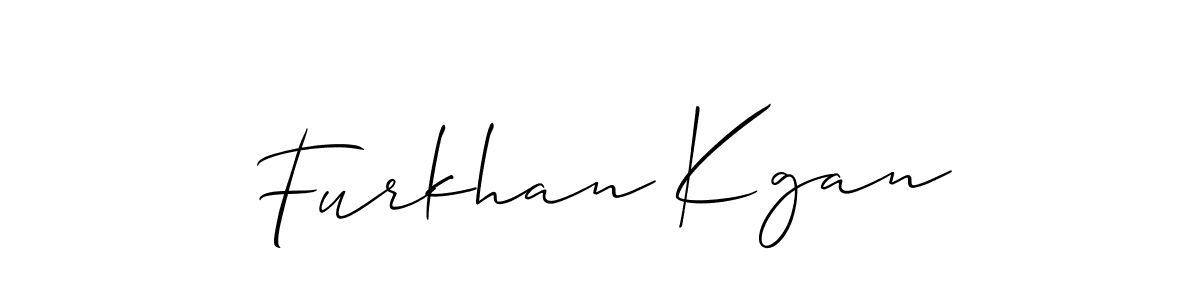 Make a beautiful signature design for name Furkhan Kgan. Use this online signature maker to create a handwritten signature for free. Furkhan Kgan signature style 2 images and pictures png