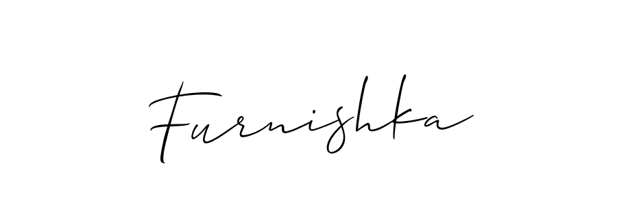 Also we have Furnishka name is the best signature style. Create professional handwritten signature collection using Allison_Script autograph style. Furnishka signature style 2 images and pictures png