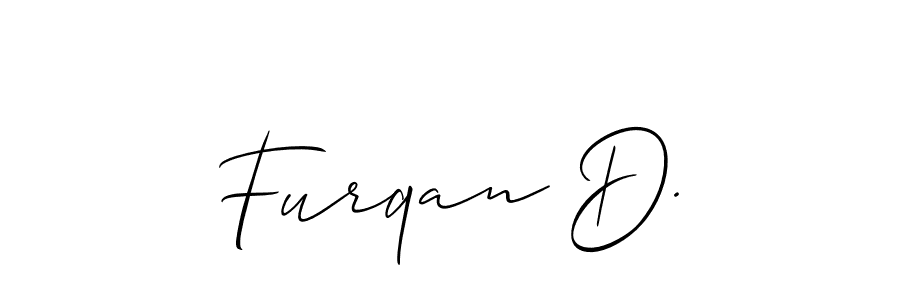 Once you've used our free online signature maker to create your best signature Allison_Script style, it's time to enjoy all of the benefits that Furqan D. name signing documents. Furqan D. signature style 2 images and pictures png