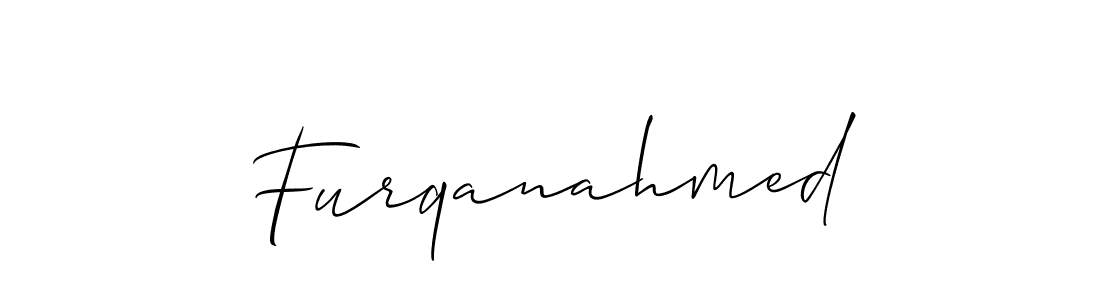 Use a signature maker to create a handwritten signature online. With this signature software, you can design (Allison_Script) your own signature for name Furqanahmed. Furqanahmed signature style 2 images and pictures png