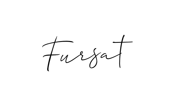 Create a beautiful signature design for name Fursat. With this signature (Allison_Script) fonts, you can make a handwritten signature for free. Fursat signature style 2 images and pictures png