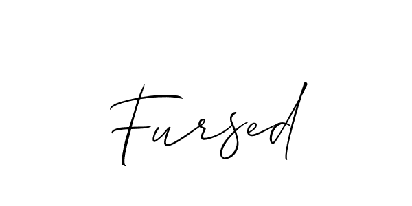 Make a short Fursed signature style. Manage your documents anywhere anytime using Allison_Script. Create and add eSignatures, submit forms, share and send files easily. Fursed signature style 2 images and pictures png