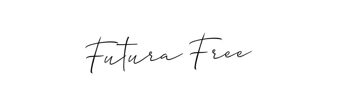 Use a signature maker to create a handwritten signature online. With this signature software, you can design (Allison_Script) your own signature for name Futura Free. Futura Free signature style 2 images and pictures png