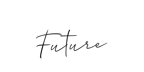 Create a beautiful signature design for name Future. With this signature (Allison_Script) fonts, you can make a handwritten signature for free. Future signature style 2 images and pictures png