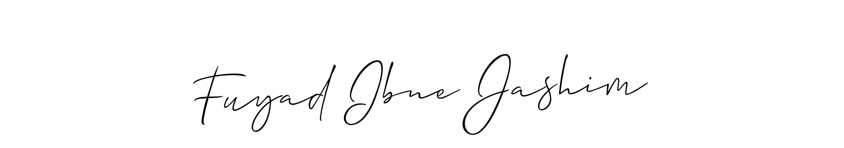 Also we have Fuyad Ibne Jashim name is the best signature style. Create professional handwritten signature collection using Allison_Script autograph style. Fuyad Ibne Jashim signature style 2 images and pictures png