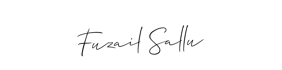 This is the best signature style for the Fuzail Sallu name. Also you like these signature font (Allison_Script). Mix name signature. Fuzail Sallu signature style 2 images and pictures png