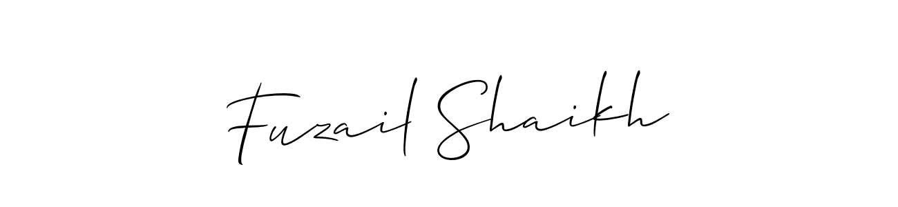 This is the best signature style for the Fuzail Shaikh name. Also you like these signature font (Allison_Script). Mix name signature. Fuzail Shaikh signature style 2 images and pictures png