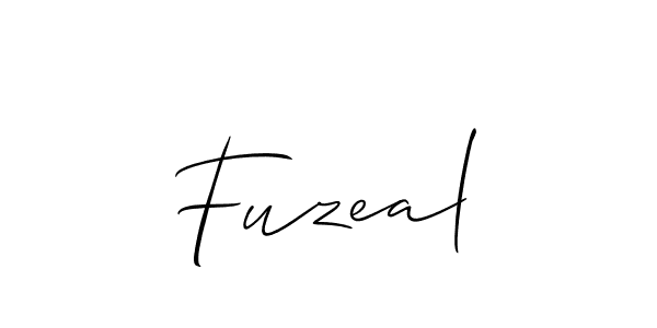 Similarly Allison_Script is the best handwritten signature design. Signature creator online .You can use it as an online autograph creator for name Fuzeal. Fuzeal signature style 2 images and pictures png