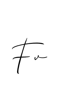 Also You can easily find your signature by using the search form. We will create Fv name handwritten signature images for you free of cost using Allison_Script sign style. Fv signature style 2 images and pictures png