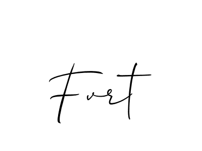 How to make Fvrt name signature. Use Allison_Script style for creating short signs online. This is the latest handwritten sign. Fvrt signature style 2 images and pictures png