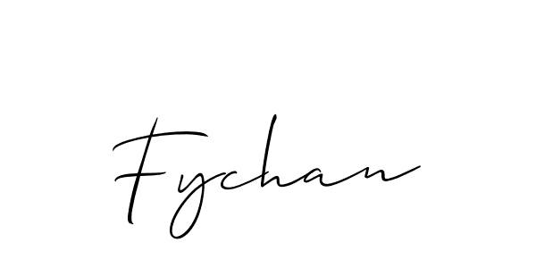 Make a beautiful signature design for name Fychan. Use this online signature maker to create a handwritten signature for free. Fychan signature style 2 images and pictures png