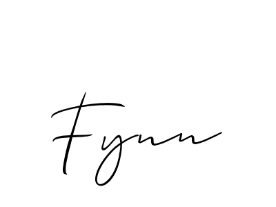 Allison_Script is a professional signature style that is perfect for those who want to add a touch of class to their signature. It is also a great choice for those who want to make their signature more unique. Get Fynn name to fancy signature for free. Fynn signature style 2 images and pictures png