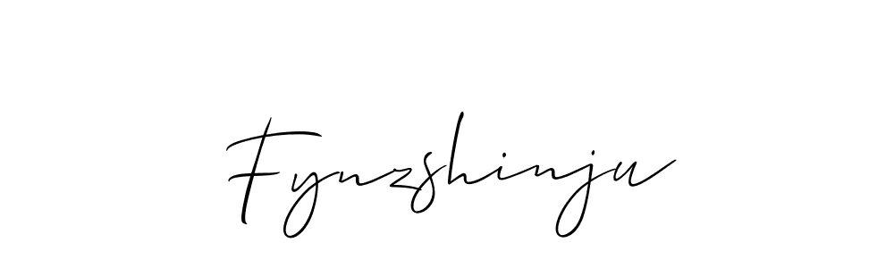 It looks lik you need a new signature style for name Fynzshinju. Design unique handwritten (Allison_Script) signature with our free signature maker in just a few clicks. Fynzshinju signature style 2 images and pictures png