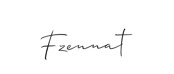Make a beautiful signature design for name Fzennat. Use this online signature maker to create a handwritten signature for free. Fzennat signature style 2 images and pictures png