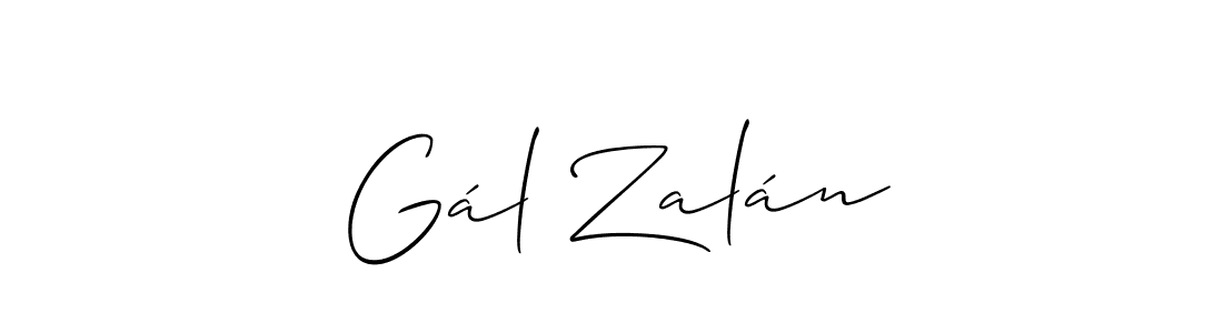 It looks lik you need a new signature style for name Gál Zalán. Design unique handwritten (Allison_Script) signature with our free signature maker in just a few clicks. Gál Zalán signature style 2 images and pictures png