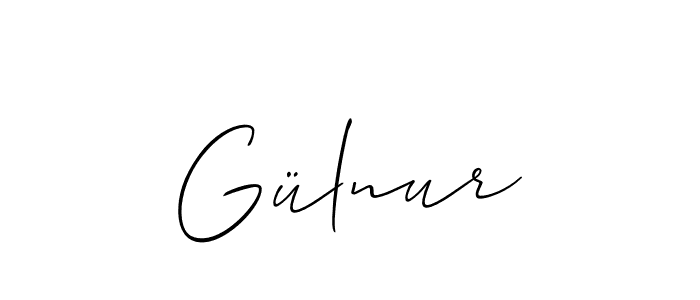 Make a beautiful signature design for name Gülnur. Use this online signature maker to create a handwritten signature for free. Gülnur signature style 2 images and pictures png