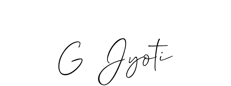 G  Jyoti stylish signature style. Best Handwritten Sign (Allison_Script) for my name. Handwritten Signature Collection Ideas for my name G  Jyoti. G  Jyoti signature style 2 images and pictures png
