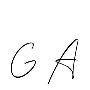 Use a signature maker to create a handwritten signature online. With this signature software, you can design (Allison_Script) your own signature for name G A. G A signature style 2 images and pictures png