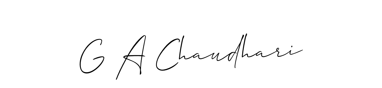 How to Draw G A Chaudhari signature style? Allison_Script is a latest design signature styles for name G A Chaudhari. G A Chaudhari signature style 2 images and pictures png