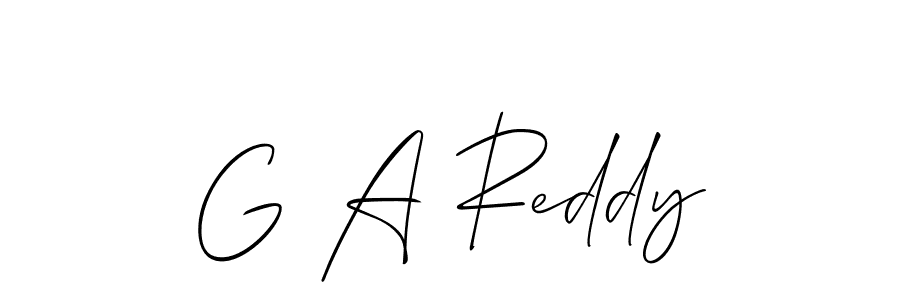 Design your own signature with our free online signature maker. With this signature software, you can create a handwritten (Allison_Script) signature for name G A Reddy. G A Reddy signature style 2 images and pictures png