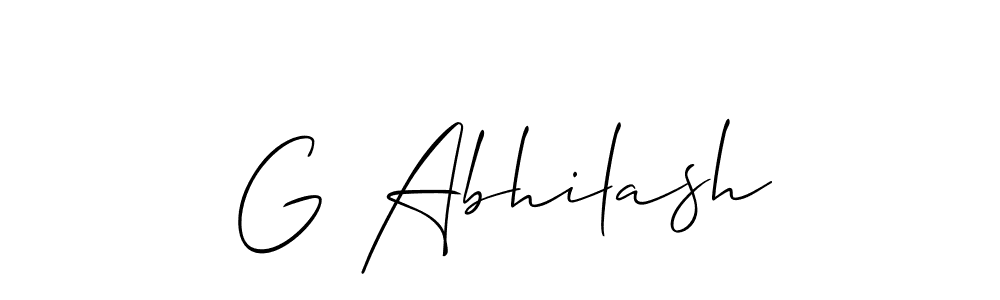 Once you've used our free online signature maker to create your best signature Allison_Script style, it's time to enjoy all of the benefits that G Abhilash name signing documents. G Abhilash signature style 2 images and pictures png