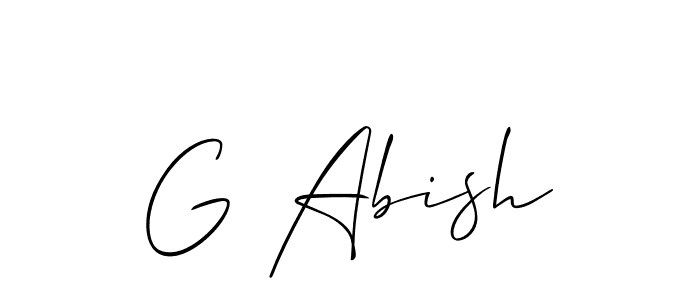 Check out images of Autograph of G Abish name. Actor G Abish Signature Style. Allison_Script is a professional sign style online. G Abish signature style 2 images and pictures png