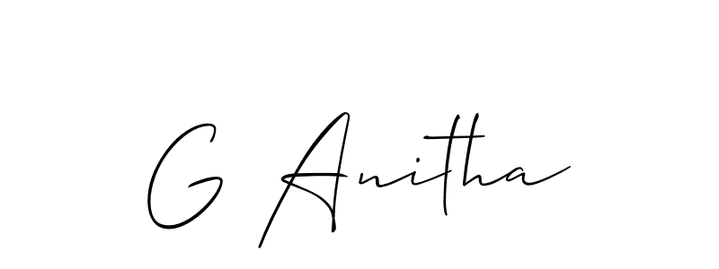 Once you've used our free online signature maker to create your best signature Allison_Script style, it's time to enjoy all of the benefits that G Anitha name signing documents. G Anitha signature style 2 images and pictures png