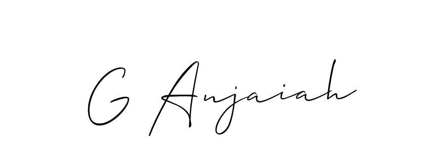 Best and Professional Signature Style for G Anjaiah. Allison_Script Best Signature Style Collection. G Anjaiah signature style 2 images and pictures png