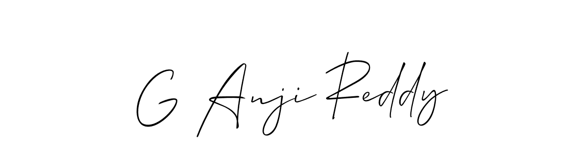 Similarly Allison_Script is the best handwritten signature design. Signature creator online .You can use it as an online autograph creator for name G Anji Reddy. G Anji Reddy signature style 2 images and pictures png