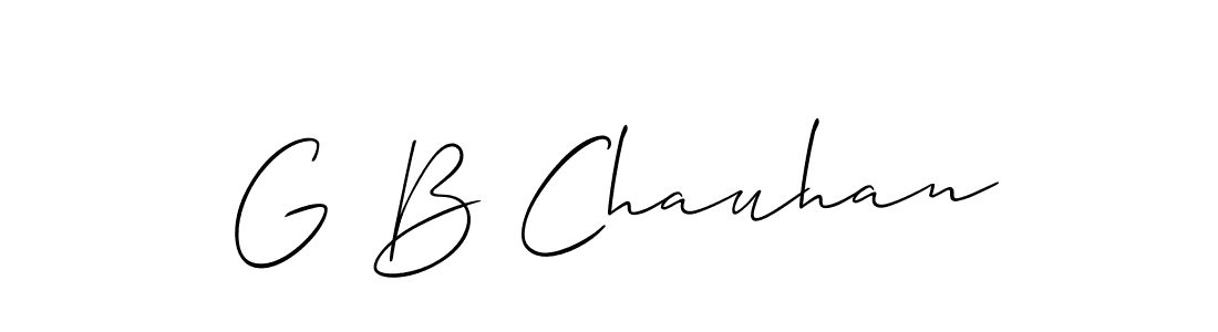 Once you've used our free online signature maker to create your best signature Allison_Script style, it's time to enjoy all of the benefits that G B Chauhan name signing documents. G B Chauhan signature style 2 images and pictures png
