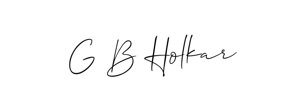 Once you've used our free online signature maker to create your best signature Allison_Script style, it's time to enjoy all of the benefits that G B Holkar name signing documents. G B Holkar signature style 2 images and pictures png