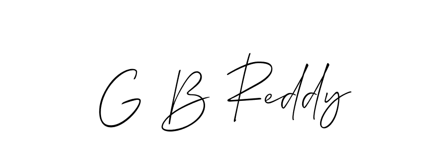 Use a signature maker to create a handwritten signature online. With this signature software, you can design (Allison_Script) your own signature for name G B Reddy. G B Reddy signature style 2 images and pictures png