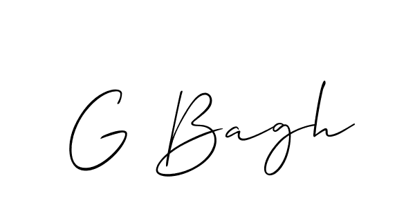 Make a short G Bagh signature style. Manage your documents anywhere anytime using Allison_Script. Create and add eSignatures, submit forms, share and send files easily. G Bagh signature style 2 images and pictures png