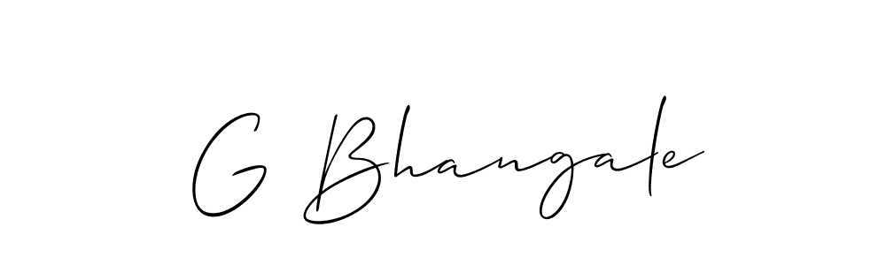 Once you've used our free online signature maker to create your best signature Allison_Script style, it's time to enjoy all of the benefits that G Bhangale name signing documents. G Bhangale signature style 2 images and pictures png