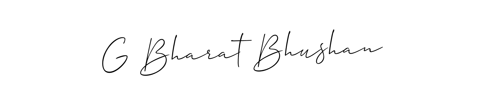 You should practise on your own different ways (Allison_Script) to write your name (G Bharat Bhushan) in signature. don't let someone else do it for you. G Bharat Bhushan signature style 2 images and pictures png