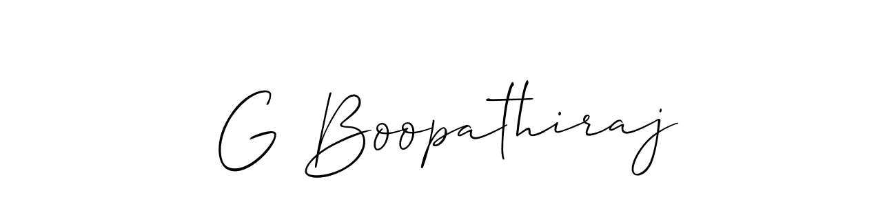 How to Draw G Boopathiraj signature style? Allison_Script is a latest design signature styles for name G Boopathiraj. G Boopathiraj signature style 2 images and pictures png