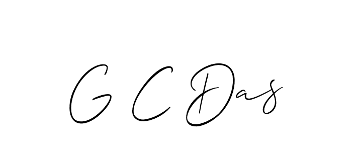 Best and Professional Signature Style for G C Das. Allison_Script Best Signature Style Collection. G C Das signature style 2 images and pictures png