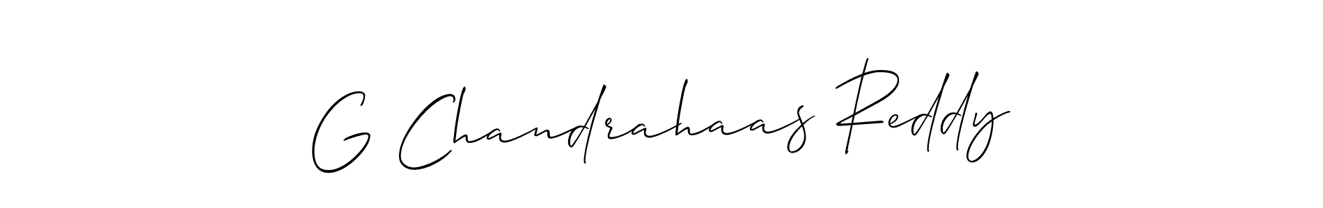 Similarly Allison_Script is the best handwritten signature design. Signature creator online .You can use it as an online autograph creator for name G Chandrahaas Reddy. G Chandrahaas Reddy signature style 2 images and pictures png