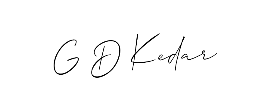 Here are the top 10 professional signature styles for the name G D Kedar. These are the best autograph styles you can use for your name. G D Kedar signature style 2 images and pictures png