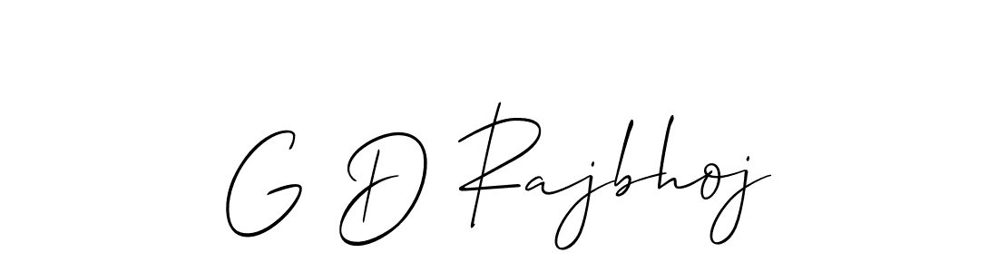 Make a beautiful signature design for name G D Rajbhoj. Use this online signature maker to create a handwritten signature for free. G D Rajbhoj signature style 2 images and pictures png