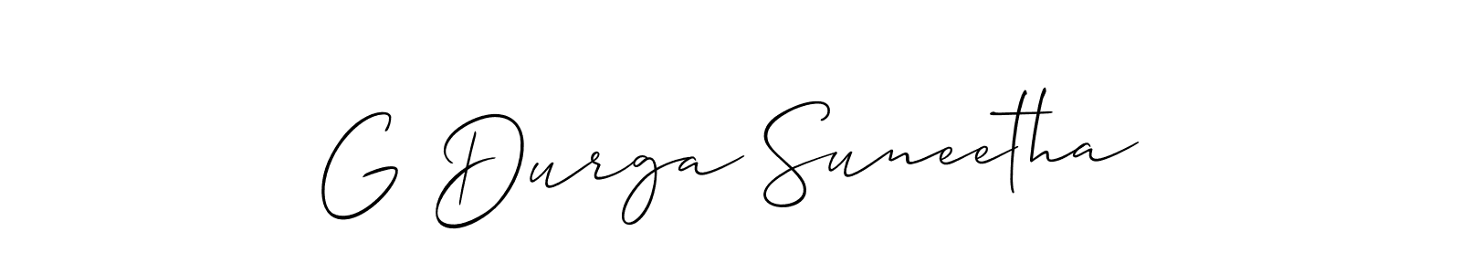 You can use this online signature creator to create a handwritten signature for the name G Durga Suneetha. This is the best online autograph maker. G Durga Suneetha signature style 2 images and pictures png