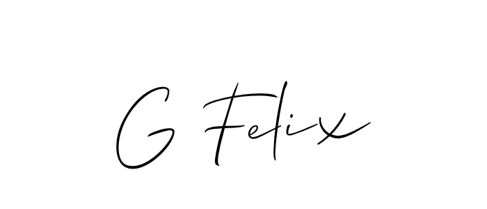 Make a short G Felix signature style. Manage your documents anywhere anytime using Allison_Script. Create and add eSignatures, submit forms, share and send files easily. G Felix signature style 2 images and pictures png