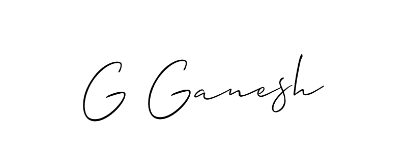 Once you've used our free online signature maker to create your best signature Allison_Script style, it's time to enjoy all of the benefits that G Ganesh name signing documents. G Ganesh signature style 2 images and pictures png