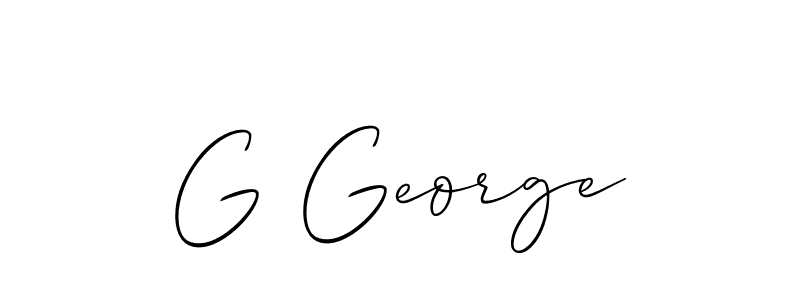 This is the best signature style for the G George name. Also you like these signature font (Allison_Script). Mix name signature. G George signature style 2 images and pictures png