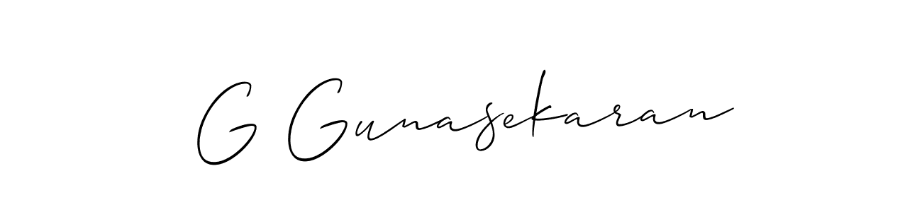 Best and Professional Signature Style for G Gunasekaran. Allison_Script Best Signature Style Collection. G Gunasekaran signature style 2 images and pictures png