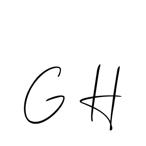 Also You can easily find your signature by using the search form. We will create G H name handwritten signature images for you free of cost using Allison_Script sign style. G H signature style 2 images and pictures png